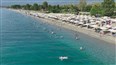 foto plaz pri hoteli Olympian Bay Grand Resort, stredisko Leptokarya, Olympska riviera, Grecko
