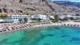 foto plaz v blizkosti hotela Ilyssion Beach Resort na ostrove Rhodos v Grecku