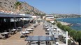 foto terasa hotela Ilyssion Beach Resort na ostrove Rhodos v Grecku