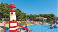 foto detsky splash park v hoteli Medena v letovisku Trogir v Chorvatsku