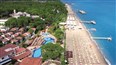 foto plaz hotela Club Boran Mare Beach v stredisku Kemer v Turecku