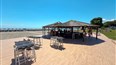 foto bar pri plazi hotela Dion Palace, stredisko Litochoro, Olympska riviera, Grecko